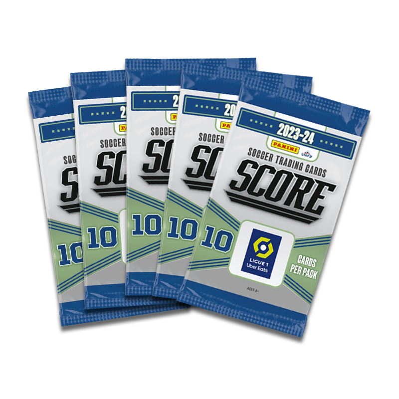 Panini Scoccer Trading Card Score Ligue 1 23-24 Boite 20 Pochettes 10 Cartes